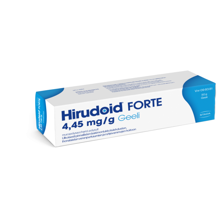 HIRUDOID FORTE geeli 4,45 mg/g 50 g kuva 2