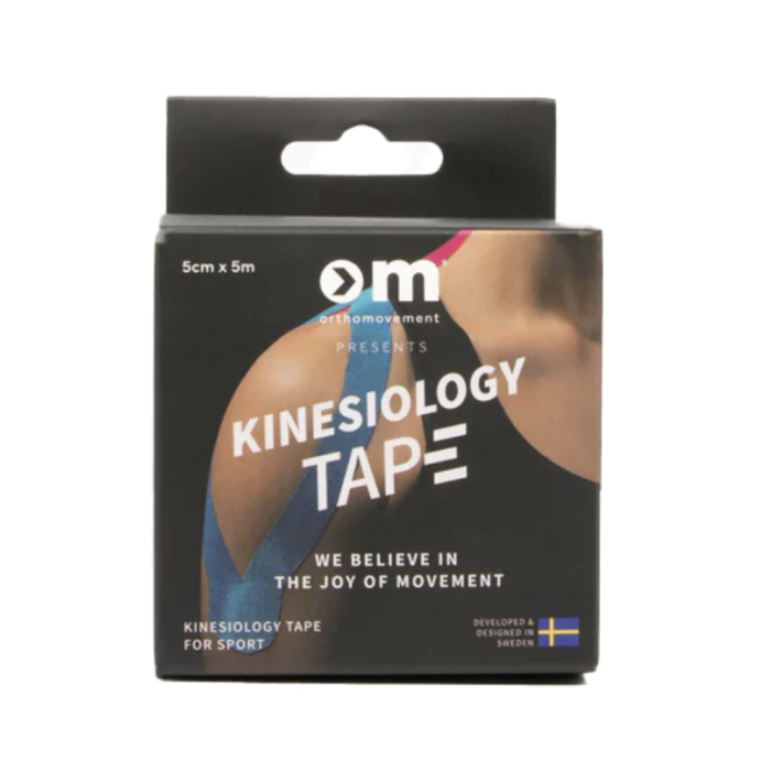 OM Kinesiology Tape 5 cm Navy 1 kpl