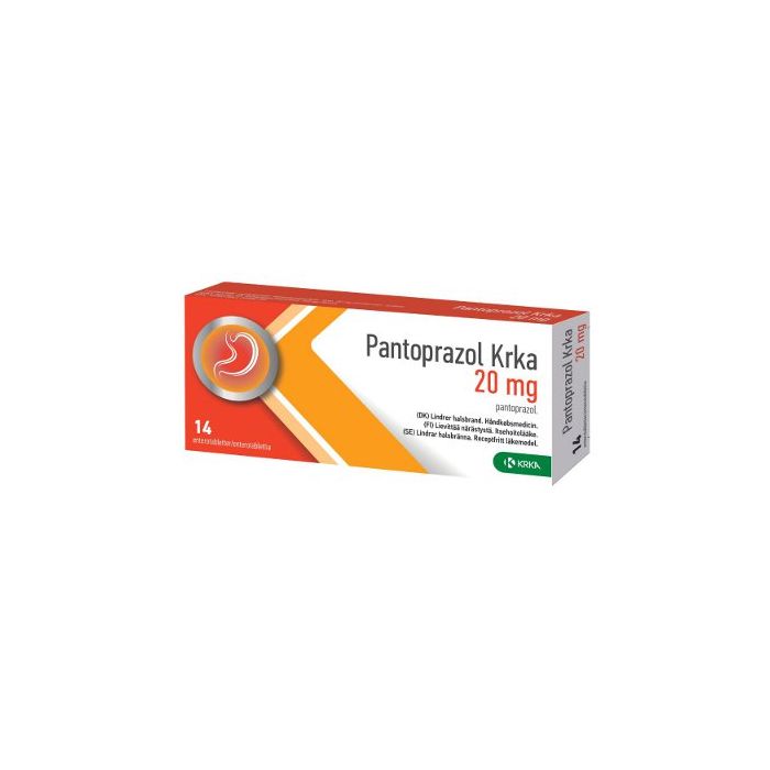 PANTOPRAZOL KRKA enterotabletti 20 mg 14 fol