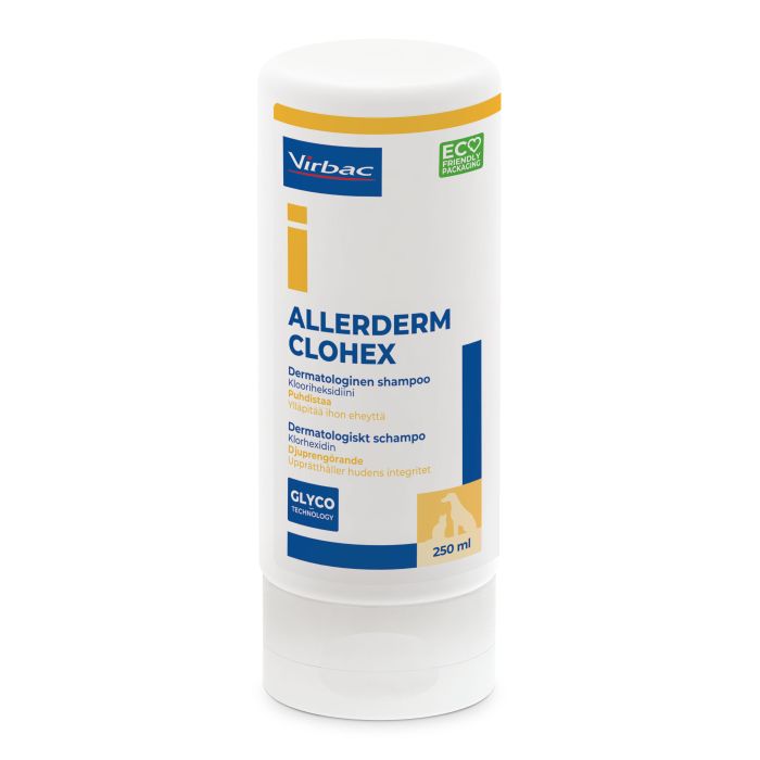 Allerderm Clohex Dermatologinen shampoo 250 ml kuva 2