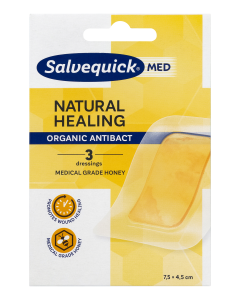 Salvequick MED Natural Healing hunajalaastari 3 kpl