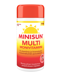 Minisun Monivitamiini Multi Kola 90 tabl