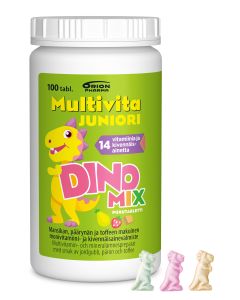 Multivita Juniori Dino Mix monivitamiini 100 purutabl