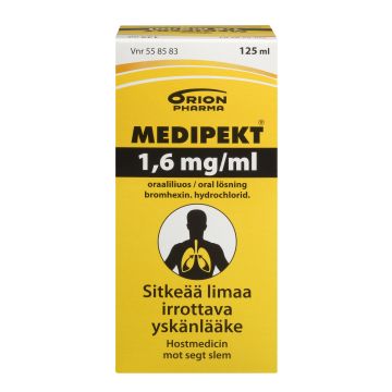 MEDIPEKT oraaliliuos 1,6 mg/ml 125 ml