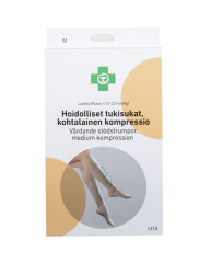 Apteekki hoid tukisukat kohtal kompr XL (lk. I) beige 1 pari