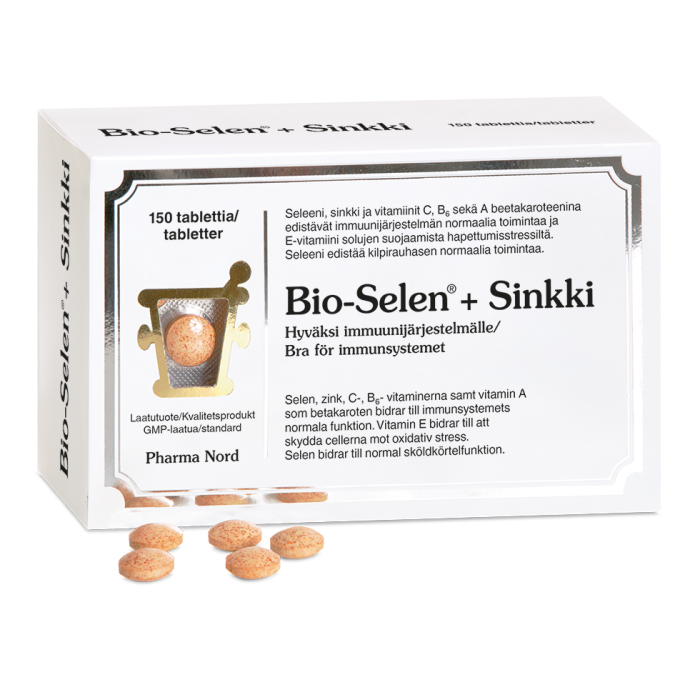 1000012433_Bio_Selen_Sinkki_150_tabl_pakkauskuva_Pakkauskuva21917_png